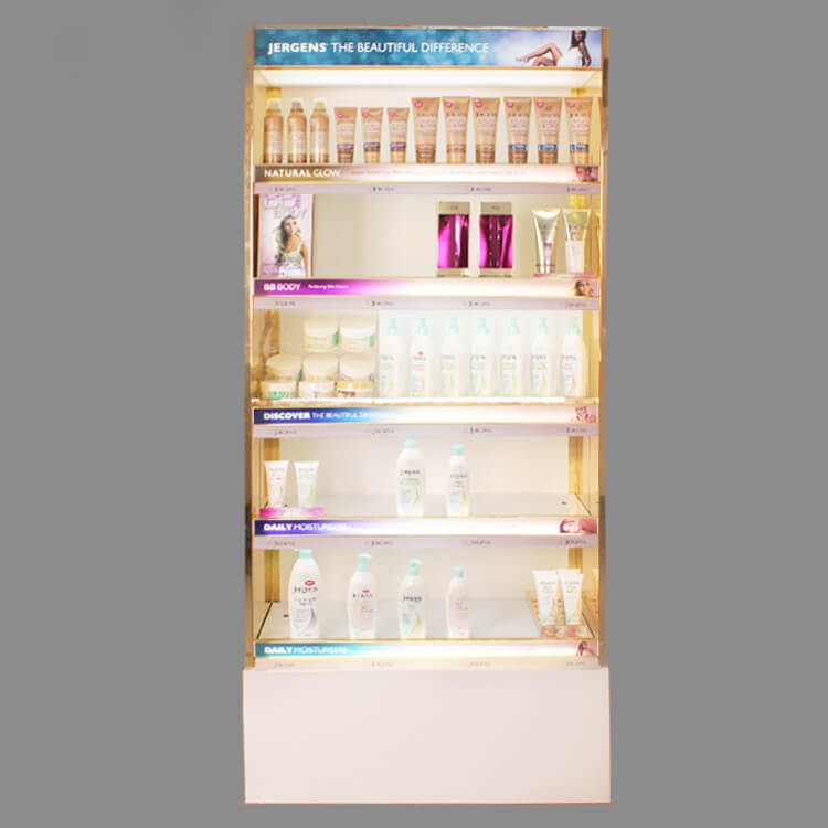 护肤产品零售POP展示架的8个案例